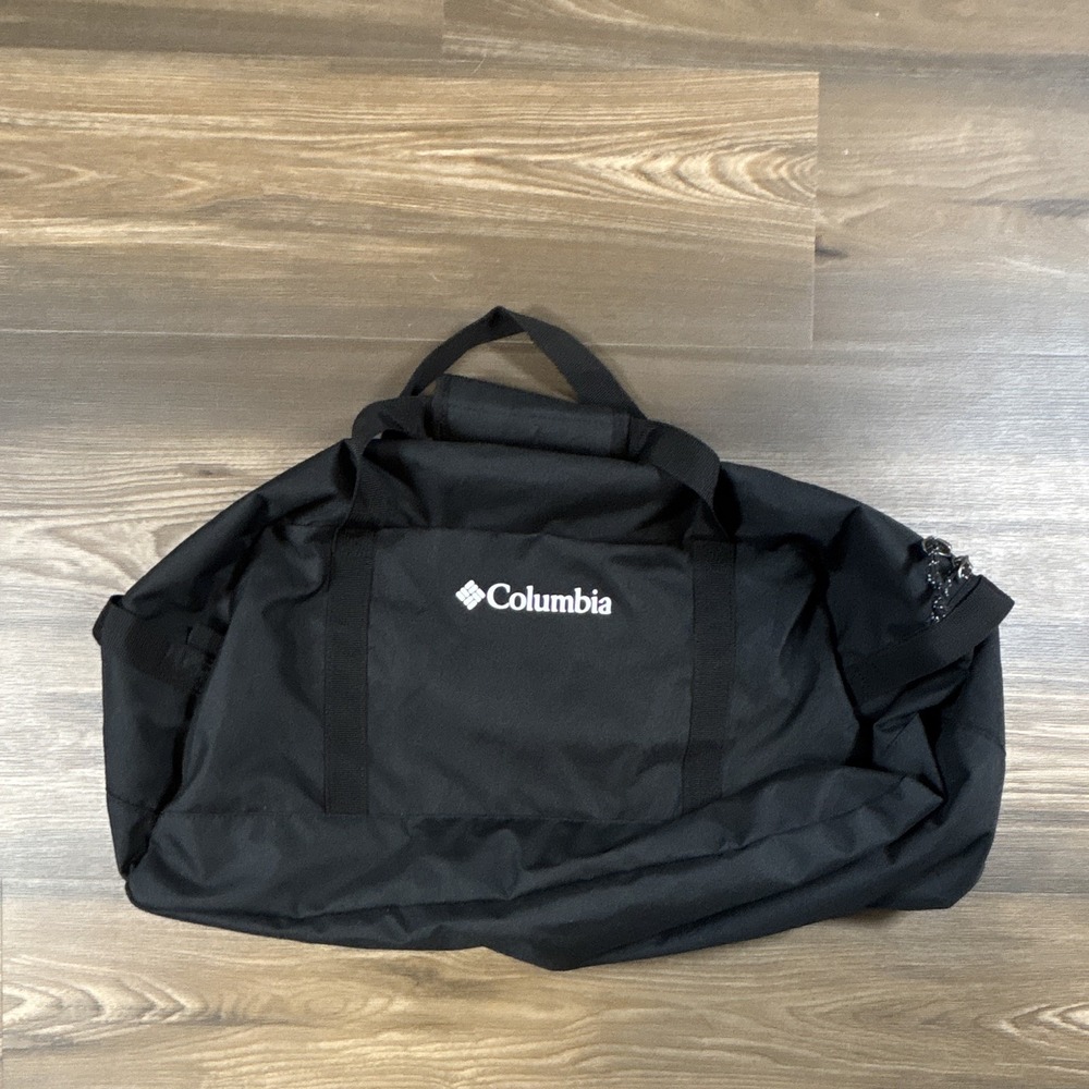 Columbia Black Duffle Bag O/S 24 in Zip Closure Gym & Training